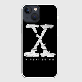 Чехол для iPhone 13 mini с принтом The Truth Is Out There в Новосибирске,  |  | alien | dana | files | fox | government | mulder | scully | theory | x files | xfiles | дана | заговора | инопланетяне | истина | малдер | материалы | правительство | пришельцы | рядом | секретные | скалли | теория | фокс