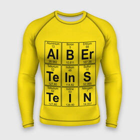 Мужской рашгард 3D с принтом Альберт Эйнштейн в Новосибирске,  |  | Тематика изображения на принте: albert | chemistry | einstein | math | mendeleev | phisics | science | table | альберт | математика | менделеева | наука | таблица | физика | химия | эйнштейн