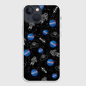 Чехол для iPhone 13 mini с принтом NASA в Новосибирске,  |  | galaxy | nasa | space | space company | star | астрономия | галактика | звезды | космическая компания | космос | наса