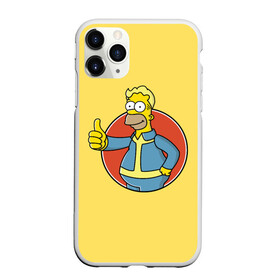 Чехол для iPhone 11 Pro матовый с принтом Homer Fallout в Новосибирске, Силикон |  | bart | comedy | familt | homer | lisa | maggie | marge | mult | series | simpson | simpsons | springfield | барт | гомер | комедия | лиза | мардж | мэгги | прикол | приколы | семья | сериал | симпсон | симпсоны | спрингфилд