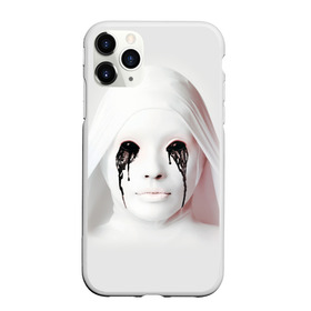 Чехол для iPhone 11 Pro матовый с принтом American Horror Story в Новосибирске, Силикон |  | ahs | american horror story | американская история ужасов | демон | лицо | макияж | монашка | черные глаза
