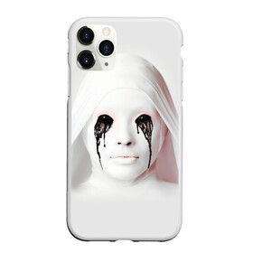 Чехол для iPhone 11 Pro Max матовый с принтом American Horror Story в Новосибирске, Силикон |  | ahs | american horror story | американская история ужасов | демон | лицо | макияж | монашка | черные глаза