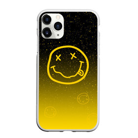 Чехол для iPhone 11 Pro матовый с принтом NIRVANA SPACE в Новосибирске, Силикон |  | music | nirvana | rock | группа | курт кобейн | музыка | нирвана | рок