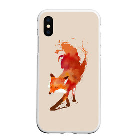 Чехол для iPhone XS Max матовый с принтом Paint Fox в Новосибирске, Силикон | Область печати: задняя сторона чехла, без боковых панелей | cute | fox | foxes | ginger | paint | tail | забавная | краска | лис | лиса | лисица | лисицы | лисичка | лисички | лисы | милая | рыжая | рыжие | смешная | фыр | хвост | хвосты