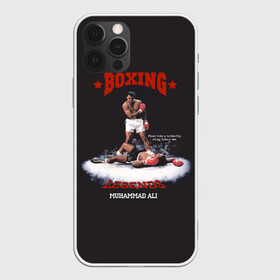 Чехол для iPhone 12 Pro с принтом Мухамед Али в Новосибирске, силикон | область печати: задняя сторона чехла, без боковых панелей | boxing | muhammad ali | sport | бокс | боксер | легенда | мухамед али | спорт