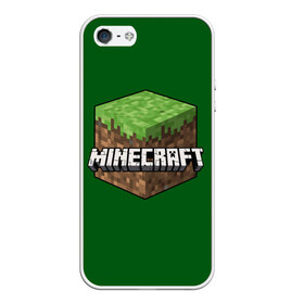 Чехол для iPhone 5/5S матовый с принтом Minecraft в Новосибирске, Силикон | Область печати: задняя сторона чехла, без боковых панелей | craft | creeper | enderman | mine | minecraft | miner | online | skeleton | sword | tnt | world | zombie | динамит | зомби | игра | игры | кирка | крипер | майнер | майнкрафт | меч | мир | онлайн | скелетон