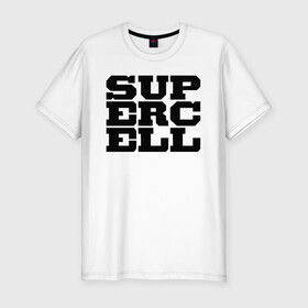Мужская футболка хлопок Slim с принтом SUPERCELL в Новосибирске, 92% хлопок, 8% лайкра | приталенный силуэт, круглый вырез ворота, длина до линии бедра, короткий рукав | supercell | игра | клеш | клэш | суперселл