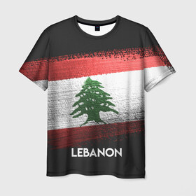 Мужская футболка 3D с принтом LEBANON(Ливан) в Новосибирске, 100% полиэфир | прямой крой, круглый вырез горловины, длина до линии бедер | lebanon | urban | город | ливан | мир | путешествие | символика | страны | флаг