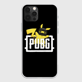 Чехол для iPhone 12 Pro с принтом Pikachu PUBG в Новосибирске, силикон | область печати: задняя сторона чехла, без боковых панелей | battle | battlegrounds | chicken | dinner | game | games | player | playerunknowns | pubg | royale | unknown | winner | битва | игра | игрок | игры | королевская | курица | обед | пабг | победитель | сковорода | сковородка