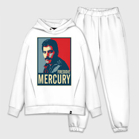 Мужской костюм хлопок OVERSIZE с принтом Freddie Mercury в Новосибирске,  |  | freddie mercury | queen | фредди меркьюри