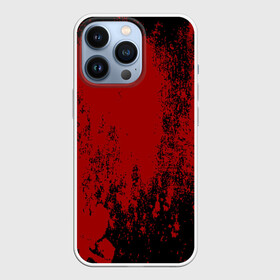 Чехол для iPhone 13 Pro с принтом Red blood в Новосибирске,  |  | halloween | брызги красок | брызги крови | картина кровью | красные пятна | кровавая абстракция | кровавые пятна | кровь | пятна краски