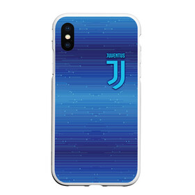 Чехол для iPhone XS Max матовый с принтом Juventus new uniform в Новосибирске, Силикон | Область печати: задняя сторона чехла, без боковых панелей | Тематика изображения на принте: club | football | juventus | белый | италия | клуб | форма | черный | ювентус