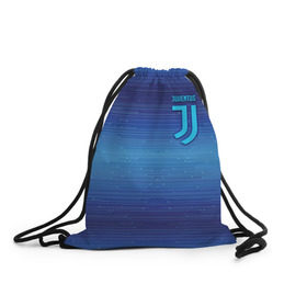 Рюкзак-мешок 3D с принтом Juventus new uniform в Новосибирске, 100% полиэстер | плотность ткани — 200 г/м2, размер — 35 х 45 см; лямки — толстые шнурки, застежка на шнуровке, без карманов и подкладки | club | football | juventus | белый | италия | клуб | форма | черный | ювентус