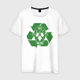 Мужская футболка хлопок с принтом Экология в Новосибирске, 100% хлопок | прямой крой, круглый вырез горловины, длина до линии бедер, слегка спущенное плечо. | pharaoh | глеб голубин | фара | фараон | фараох
