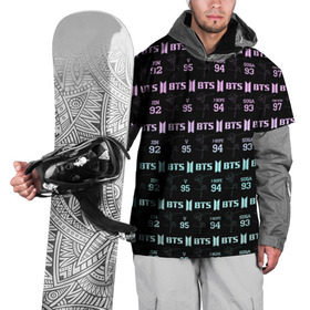 Накидка на куртку 3D с принтом BTS в Новосибирске, 100% полиэстер |  | Тематика изображения на принте: bangtan boys | beyond the scene | bts | k pop | music | арэм | ви | джей хоуп | джин | музыка | сюга | чимин | чонгук