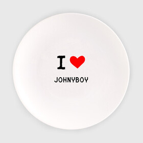 Тарелка с принтом  Johnyboy 8 в Новосибирске, фарфор | диаметр - 210 мм
диаметр для нанесения принта - 120 мм | johnyboy | денис василенко | джонибой