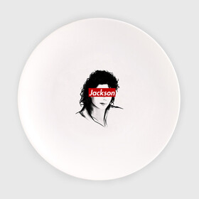 Тарелка с принтом Michael Jackson в Новосибирске, фарфор | диаметр - 210 мм
диаметр для нанесения принта - 120 мм | jackson | michael | джексон | майкл