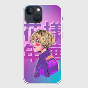 Чехол для iPhone 13 mini с принтом Taehyung BTS в Новосибирске,  |  | bangtan | bangtan boys | bts | korea | kpop | rose | taehyung | v bts | бантаны | бтс | корея | кпоп | тэхён