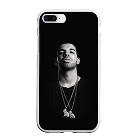 Чехол для iPhone 7Plus/8 Plus матовый с принтом Drake в Новосибирске, Силикон | Область печати: задняя сторона чехла, без боковых панелей | 6ix | bling | canada | drake | god | hotline | life | more | rap | rapper | scorpion | toronto | views | дрейк | дризи | дрэйк | реп | репер | рэп | рэпер