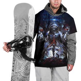 Накидка на куртку 3D с принтом Overlord в Новосибирске, 100% полиэстер |  | albedo | momonga | overlord | shalltear | айнц ул гон | айнц ул гоун | альбедо | лорд момон | момон | момонга | назарик | оверлорд | повелитель | шалтир