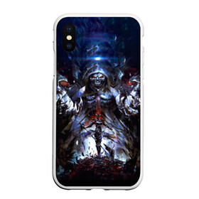 Чехол для iPhone XS Max матовый с принтом Overlord в Новосибирске, Силикон | Область печати: задняя сторона чехла, без боковых панелей | albedo | momonga | overlord | shalltear | айнц ул гон | айнц ул гоун | альбедо | лорд момон | момон | момонга | назарик | оверлорд | повелитель | шалтир