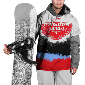 Накидка на куртку 3D с принтом Eagles MMA в Новосибирске, 100% полиэстер |  | Тематика изображения на принте: khabib | ufc | борьба | грепплинг | дагестан | дзюдо | нурмагомедов | орёл | самбо | хабиб