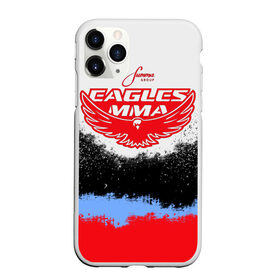 Чехол для iPhone 11 Pro матовый с принтом Eagles MMA в Новосибирске, Силикон |  | khabib | ufc | борьба | грепплинг | дагестан | дзюдо | нурмагомедов | орёл | самбо | хабиб
