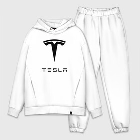 Мужской костюм хлопок OVERSIZE с принтом TESLA в Новосибирске,  |  | brand | car | elon mask | tesla | авто | бренд | илон | илон маск | маск | машина | тесла | электрокар