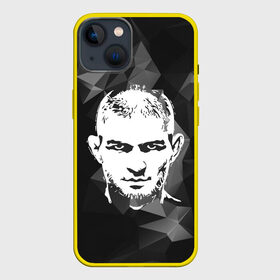 Чехол для iPhone 13 с принтом KHABIB NURMAGOMEDOV. в Новосибирске,  |  | abstract | geometry | khabib | khabib nurmagomedov | mma | sport | texture | абстракция | вектор | геометрия | кулак | мма | смешанные боевые искусства | спорт | текстура | хабиб | хабиб нурмагомедов