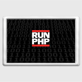 Магнит 45*70 с принтом Run PHP в Новосибирске, Пластик | Размер: 78*52 мм; Размер печати: 70*45 | admin | administrator | calm | code | coder | coding | dmc | engineer | job | keep | php | programmer | run | администратор | айти | инженер | код | кодинг | программа | программист | профессия | сисадмин