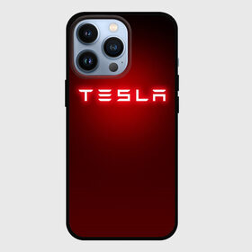 Чехол для iPhone 13 Pro с принтом TESLA в Новосибирске,  |  | brand | car | elon mask | tesla | авто | бренд | илон | илон маск | маск | машина | тесла | электрокар