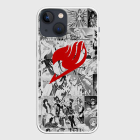 Чехол для iPhone 13 mini с принтом Все герои Фейри Тейл в Новосибирске,  |  | anime | fairy tail | аниме | сёнэн | хвост феи
