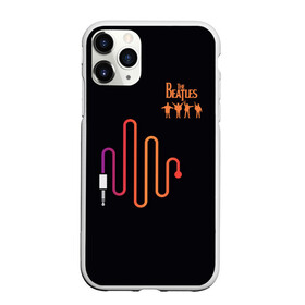 Чехол для iPhone 11 Pro матовый с принтом The Beatles в Новосибирске, Силикон |  | битлз | британская | группа | джон леннон | джордж харрисон | ливерпуль | пол маккартни | ринго старр | рок