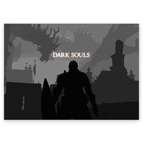 Поздравительная открытка с принтом Dark Souls в Новосибирске, 100% бумага | плотность бумаги 280 г/м2, матовая, на обратной стороне линовка и место для марки
 | action | dark | dark souls | died | dragon | game | games | japan | knight | rpg | souls | sword | you | дарк | дракон | драконы | души | игра | игры | мертв | меч | рпг | рыцари | рыцарь | соулс | темные | умер | щит | экшн | япония