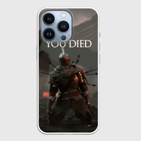 Чехол для iPhone 13 Pro с принтом YOU DIED в Новосибирске,  |  | action | dark | dark souls | died | dragon | game | games | japan | knight | rpg | souls | sword | you | дарк | дракон | драконы | души | игра | игры | мертв | меч | рпг | рыцари | рыцарь | соулс | темные | умер | щит | экшн | япония