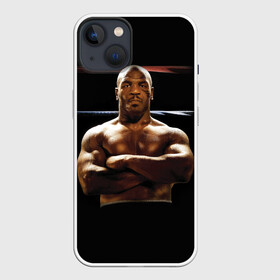 Чехол для iPhone 13 с принтом Майк Тайсон в Новосибирске,  |  | бокс | боксер | знаменитости | спорт | стиль | тайсон | тренд