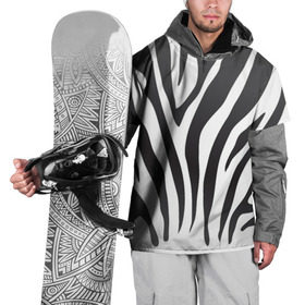 Накидка на куртку 3D с принтом Зебра принт в Новосибирске, 100% полиэстер |  | абстракция | африка | белый | зебра | парнокопытное | принт | сафари | чб | черный