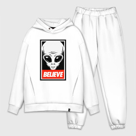 Мужской костюм хлопок OVERSIZE с принтом I want To Believe UFO в Новосибирске,  |  | alien | believe | invader | obey | ufo | x files | вера | заговор | захватчик | инопланетянин | нло | секретные материалы | чужой