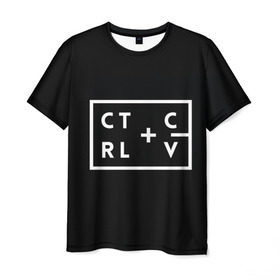 Мужская футболка 3D с принтом Ctrl-c,Ctrl-v Программирование в Новосибирске, 100% полиэфир | прямой крой, круглый вырез горловины, длина до линии бедер | c | c++ и objective c | cntr v | cntrl | code | habr | java | javascript | php | programming | python | ruby | stackoverflow | this | дизайнеры | как | кодим | можем