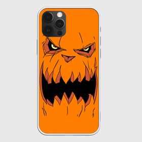 Чехол для iPhone 12 Pro Max с принтом Halloween в Новосибирске, Силикон |  | halloween | orange | pumpkin | scary | оранжевая | страшная | тыква | ужас | хэллоуин