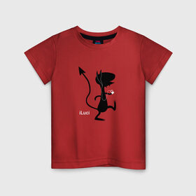 Детская футболка хлопок с принтом Disenchantment. iLuci в Новосибирске, 100% хлопок | круглый вырез горловины, полуприлегающий силуэт, длина до линии бедер | luci | simpsons | демон | люси | люци | люций | разочарование | симпсоны