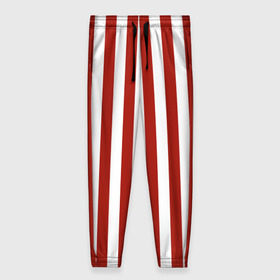 Женские брюки 3D с принтом Костюм пирата в красную полоску - штаны в Новосибирске, полиэстер 100% | прямой крой, два кармана без застежек по бокам, с мягкой трикотажной резинкой на поясе и по низу штанин. В поясе для дополнительного комфорта — широкие завязки | 