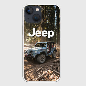 Чехол для iPhone 13 mini с принтом Jeep в Новосибирске,  |  | 4х4 | forest | jeep | nature | off road | russia | siberia | ural | usa | бездорожье | внедорожник | дальний восток | лес | природа | ралли | россия | сибирь | сша | тайга | урал