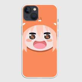 Чехол для iPhone 13 с принтом Мордочка Умару в Новосибирске,  |  | himouto umaru chan | komaru | my two faced little sister | tanukichi | u.m.r. | umaru doma | двуличная сестренка умару | сестренка умару | умару | умару дома