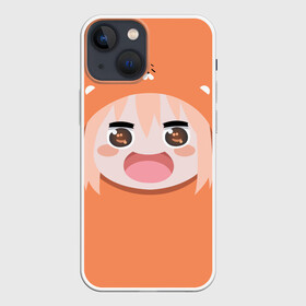 Чехол для iPhone 13 mini с принтом Мордочка Умару в Новосибирске,  |  | himouto umaru chan | komaru | my two faced little sister | tanukichi | u.m.r. | umaru doma | двуличная сестренка умару | сестренка умару | умару | умару дома