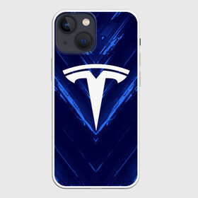 Чехол для iPhone 13 mini с принтом TESLA в Новосибирске,  |  | brand | car | elon mask | tesla | авто | бренд | илон | илон маск | маск | машина | тесла | электрокар