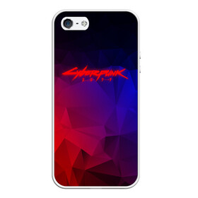 Чехол для iPhone 5/5S матовый с принтом CYBERPUNK 2077 в Новосибирске, Силикон | Область печати: задняя сторона чехла, без боковых панелей | 2019 | abstraction | cd project red | cyberpunk 2077 | future | hack | night city | samurai | sci fi | абстракция | андроиды | безумие | будущее | киберпанк 2077 | логотип | роботы | самураи | фантастика | цифры