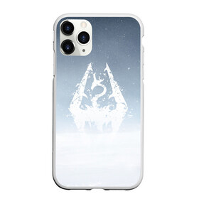 Чехол для iPhone 11 Pro Max матовый с принтом TES SKYRIM в Новосибирске, Силикон |  | Тематика изображения на принте: christmas | dovahkiin | dragon | dragonborn | fus ro dah | rpg | skyrim | snow | tes | the elder scrolls | winter is coming | докавин | драконы | новогодний | новый год | рпг | снег