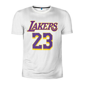 Мужская футболка 3D спортивная с принтом James 18-19 third LA Lakers в Новосибирске, 100% полиэстер с улучшенными характеристиками | приталенный силуэт, круглая горловина, широкие плечи, сужается к линии бедра | angeles | james | lakers | lebron | los | nba | usa | анджелес | джеймс | леброн | лейкерс | лос | нба | сша