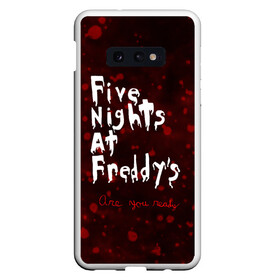 Чехол для Samsung S10E с принтом Five Nights at Freddy’s в Новосибирске, Силикон | Область печати: задняя сторона чехла, без боковых панелей | bear | five | five nights at freddys | fnaf | freddy | game | games | halloween | horror | nights | жуть | зубы | игра | игры | медведь | медвежонок | мишка | ночей | пять | ужастик | ужасы | фнаф | фредди | хэллоуин